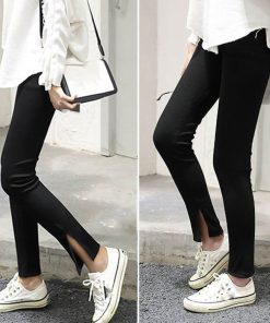 レギンス | サイドスリット 韓国 ボトムス