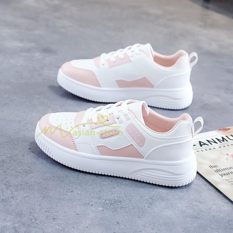 スニーカー | スニーカー レディース レディースシューズ ローカット 靴 フラットシューズ ぺたんこ ウォーキングシューズ Pu革 厚底スニーカー 厚底靴 美脚 歩きやすい