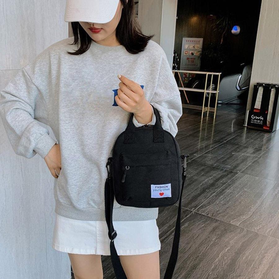 ショルダーバッグ | ミニ トートバッグ 小さめ 2way ボディバッグ 斜めがけ レディース スクエアバッグ かわいい 大人 キャンバスバッグ