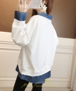 パーカー | トレーナー レディース 秋冬 コーデ 重ね着 切り替え カジュアル 着痩せ スウェット 可愛い 20代30代40代50代 カジュアル お出かけ オーバーサイズ