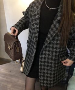 ジャケット・ブルゾン | 千鳥格子柄 ジャケット 中綿コート 秋冬