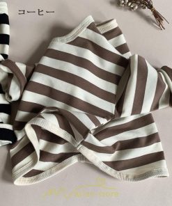 衣装 服 | 子供服 長袖Tシャツ キッズ 男の子 女の子 ロンT トップス 長袖 コットン 春 秋 カジュアル ボーダー柄 ナチュラル 可愛い 男女兼用