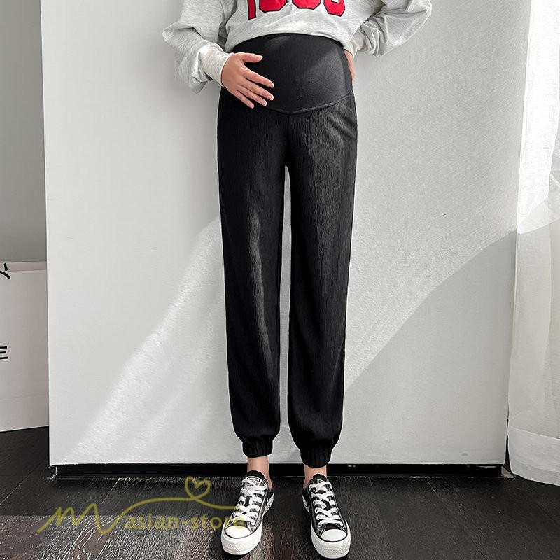 パンツ レギンス | マタニティパンツ レディース テーパードパンツ 着痩せ 無地 大きいサイズ 産前 ウエスト調整 カジュアル お出かけ マタニティウェア 日常感 送料無料 妊婦服