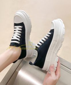 スニーカー | スニーカー レディース メンズ レディースシューズ ローカット 靴 ウォーキングシューズ キャンバス 美脚 お揃い Pu革 歩きやすい 厚底送料無料