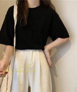 tシャツ・カットソー | Tシャツ レディース 半袖 春 夏 秋 トップス カットソー カジュアル シンプル ゆったり 20代30代40代50代 体型カバー 通勤通学 着回し 無地人気 お出かけ 上品