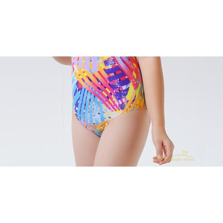 水着 | キッズ 子供 女の子 子供オールインワン 競泳ワンピース フィットネス 競泳用 トレーニング夏 90cm~175cm 練習用