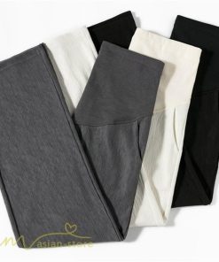 パンツ レギンス | マタニティパンツ ワイドパンツ 着痩せ パンツ マタニティウェア 妊婦服 おしゃれ 無地 カジュアル リブ きれいめ ウエスト調整 お出かけ 春夏秋 妊婦 シンプル