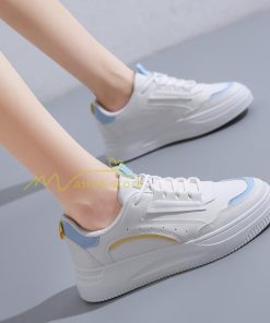 スニーカー | スニーカー　レディース レディースシューズ ローカット 靴 フラットシューズ ぺたんこ ウォーキングシューズ Pu革 美脚 厚底スニーカー 歩きやすい 厚底靴