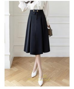 スカート | フレア フレアロングミモレ丈 ロング丈 秋 冬 秋冬 ナチュラル Aライン 大人可愛い エレガント 通勤 フェミニン 通学 上品