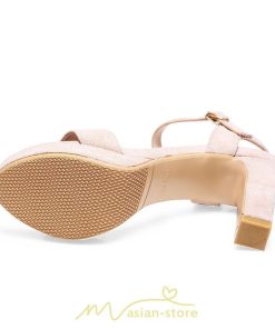 パンプス | ハイヒール サンダル ストラップ 痛くない オープントゥ 黒 ブラック ベージュ 美脚 大人 脱げない 靴 女性 キレイめ おしゃれ エレガント レディース