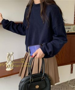 パーカー | 長袖トレーナー レディース トップス 無地 可愛い トレーナー 新作 長袖 スウェット モックネック ハイネック 秋冬 お出かけ コーデ カジュアル ゆったり