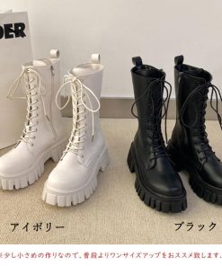 ショートブーツ | レースアップミドルブーツ ストームブーツ