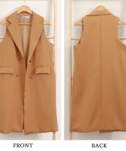 ベスト | ロングジレ レディース ロングベスト韓国