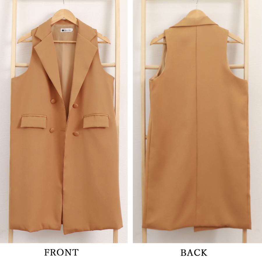 ベスト | ロングジレ レディース ロングベスト韓国