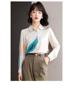 シャツ・ブラウス | ブラウス シャツ レディース 長袖 トップス 羽織り 秋 冬 綺麗  おしゃれ キレイめ 可愛い 着痩せ お出かけ 40代 上品 50代 オシャレ 30代 20代 優雅