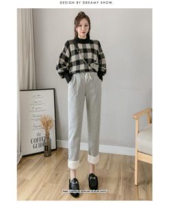 チノ・テーパード・ジョガー・スキニーパン | パンツ レディースパンツ レディース 9分丈 カジュアル 裏起毛 シンプル ゆったり リラックス トレンド かわいい おしゃれ お出かけ デイリー  楽ちん デート