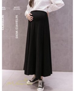 スカート | マタニティ 服 妊婦服 マタニティフレア Aライン着痩せ 産前 産後 マタニティウェア ウエスト調整 フレア 妊婦服 日常感 Aライン
