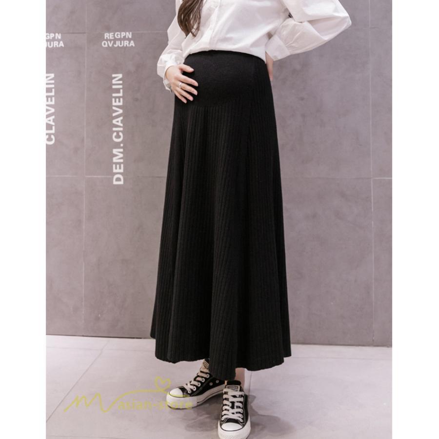 スカート | マタニティ 服 妊婦服 マタニティフレア Aライン着痩せ 産前 産後 マタニティウェア ウエスト調整 フレア 妊婦服 日常感 Aライン