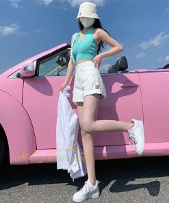 ショートパンツ | ゆったり Aライン デニム デニムパンツ ショートデニム ショーパン 短パン レディース ショート丈 ボトムス ロールアップショートパンツ パンツ
