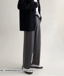 スラックス | パンツ ビジネスパンツ ワイドパンツ 無地 20代 30代 メンズ ゆったり 春 秋 冬 薄手 カジュアル 40代 オフィス フォーマル 50代 大きいサイズ