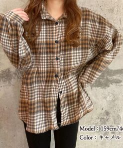 ジャケット・ブルゾン | チェック柄シャツ 裏ボア ジャケット秋冬