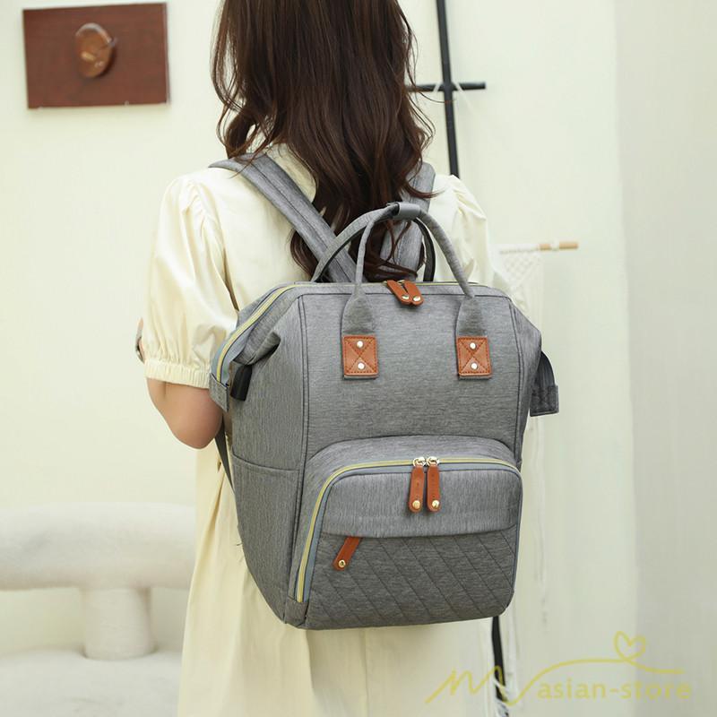 女性用バッグ | ママバッグ ママリュック マザーズバッグ マザーズリュック カバン 大容量 USB接口 保温ポケット 多機能 防水 哺乳瓶 レディース バッグパック 出産祝い 撥水