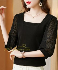 ｔシャツ・カットソー | Tシャツ レディース トップス 春夏 カットソー 半袖 五分袖 シフォンシャツ おしゃれ カジュアル シンプル コットン 夏服 綿 エレガント 着痩せ 30代40代50代