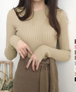ニット・セーター | リブニットトップス レディース 大人秋服