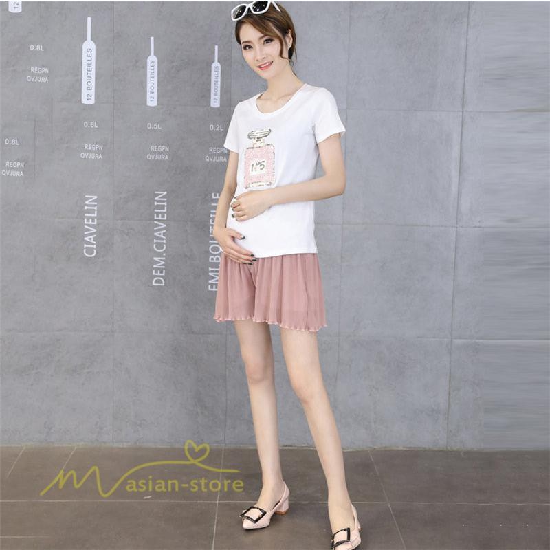 ショートパンツ | パンツ マタニティパンツ ハットパンツ マタニティウェア 可愛い ショート丈 夏 サマーパンツ 着痩せ マタニティウェア ソフト ウエスト調整 上品 ゆったり