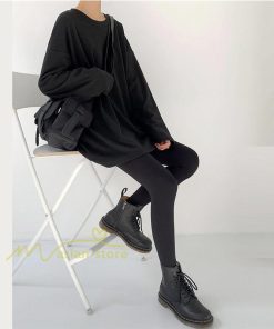 tシャツ・カットソー | 長袖tシャツ レディース クルーネック 長袖 Tシャツ ロングTシャツ 20代30代40代50代 ゆったり 体型カバー 通勤通学 お出かけ カジュアル インナー 快適 着痩せ