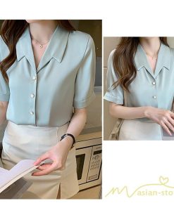 シャツ・ブラウス | ブラウス シャツ オフィス レディース 白 半袖 ビジネス カジュアル 通勤着 レディース 半袖 シャツ トップス 女性着 上品 きれいめ ブラウス エレガント