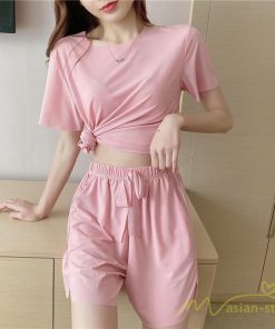 パジャマ ルームウェア | パジャマ レディース 夏 半袖 ルームウェア 涼しい 部屋着 ナイトウェア 寝間着 柔らかく軽い薄手の快適Tシャツパジャマ 薄手パジャマ 部屋着 上下セット