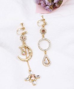 その他アクセサリー | 大ぶりピアス イヤリング ロングピアス レディース アシンメトリー 揺れる キラキラ