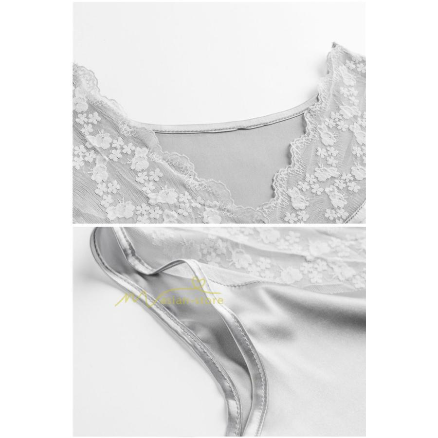 キャミソール タンクトップ | トップス タンクトップ レディース ノースリーブ Vネック Vネックタンク 20代30代40代50代 ママ 母 インナー カジュアル お出かけ カシュクール レース付き