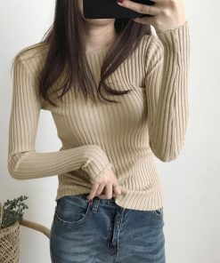 ニット・セーター | リブニットトップス レディース 大人秋服