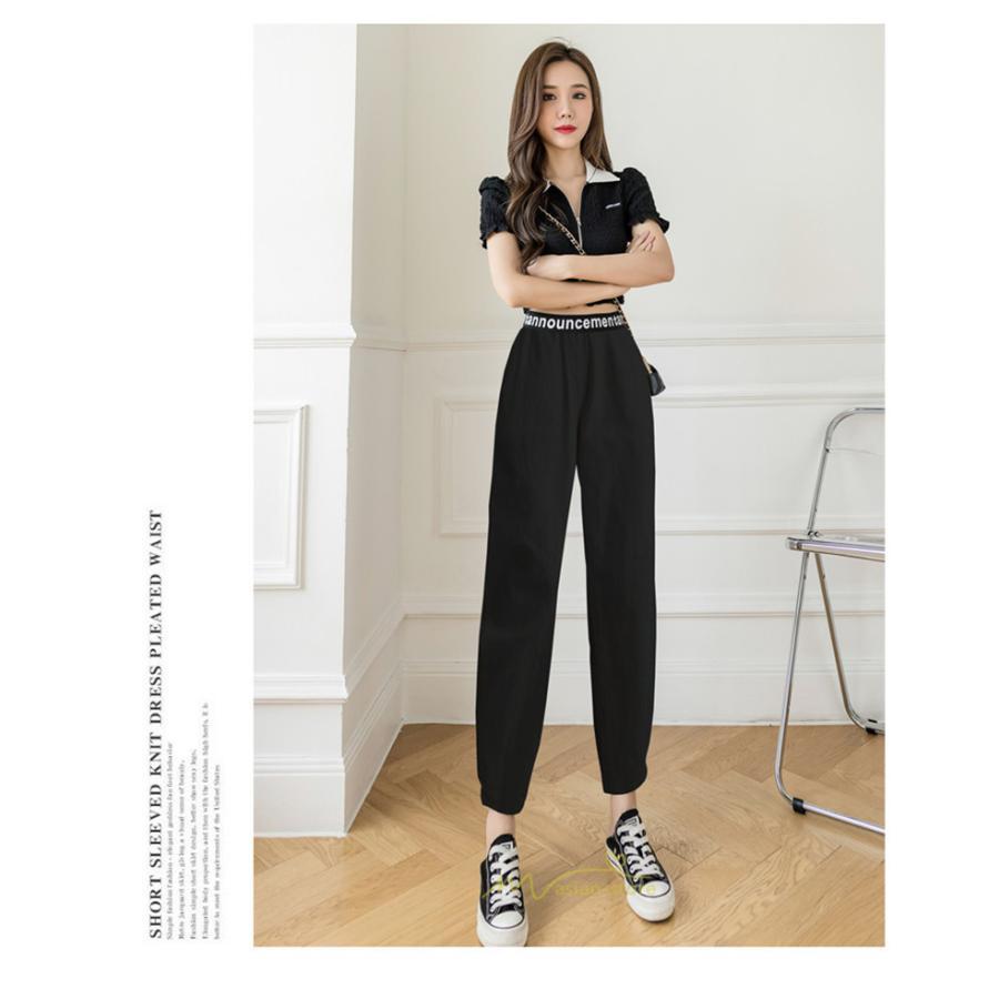 チノ・テーパード・ジョガー・スキニーパン | パンツ レディース ジョガーパンツ テーパードパンツ パンツ 無地 春夏 ウエストゴム ボトムス 韓国風 大人 20代 40代 きれいめ 美脚 2022新作 30代