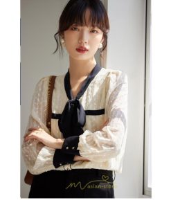 シャツ・ブラウス | ブラウス シャツ レディース 40代 上品 ブラウス きれいめ 通勤 OL ビジネス ゆったり リボン レース 秋服 オフィス キレイめ 20代30代40代50代