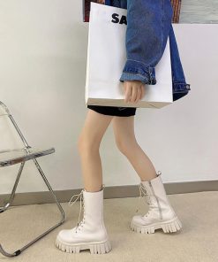 ショートブーツ | レースアップミドルブーツ ストームブーツ