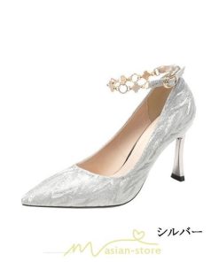 パンプス | 痛くない レディース シンプル ハイヒール ピンヒール 6.5cm8.5cmヒール 歩きやすい 大きいサイズ 二次会 冠婚葬祭 お呼ばれ 小さいサイズ 結婚式