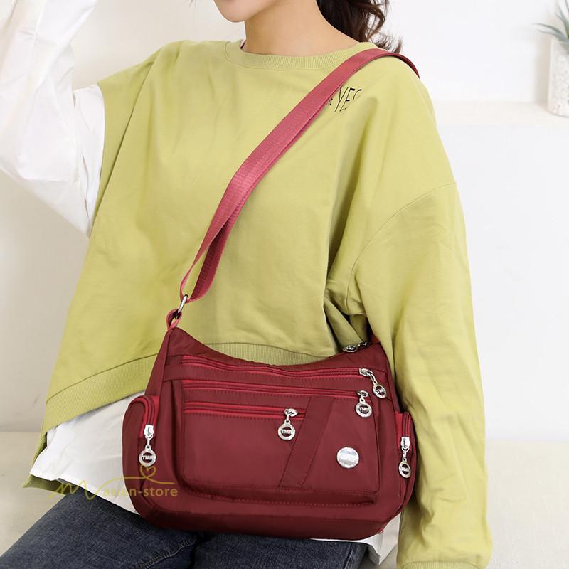 女性用バッグ | ショルダーバッグ レディース 防水 多機能 ポケット沢山 肩掛け 収納 軽量 バッグ Bag 鞄 ママかばん 大人 お出かけ 20代30代40代 収納 通学通勤