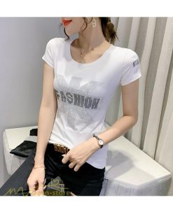 ｔシャツ・カットソー | カットソー レディース トップス Tシャツ 夏コーデ 半袖 丸首 夏新作 サマー キラキラ おしゃれ カジュアル 2021 大きいサイズ XXXL お出かけ 韓国風 インナー