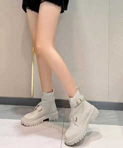 ショートブーツ | 厚底 レディース 美脚