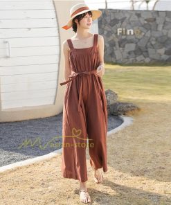 オーバーオール サロペット | サロペット レディース 夏 40代 50代 サロペットパンツ オーバーオール 着痩せ 気質 無地 おしゃれ カジュアル 新作 ファッション ワイドパンツ リネン コーデ