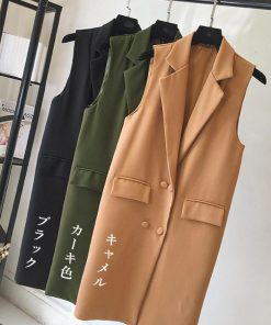 ベスト | ロングジレ レディース ロングベスト韓国