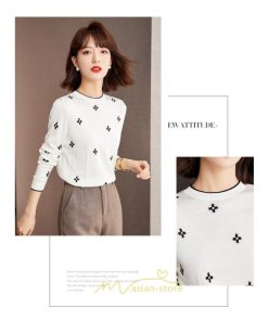 シャツ・ブラウス | ブラウス レディース 長袖 50代 白 シャツ ゆったり トップス きれいめ フォーマル 20代 30代 40代 通勤 刺繍 冬 オシャレ 可愛い ナチュラル 秋 キレイめ 上品