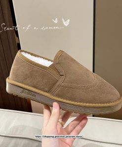ローファー | モカシン レディース 軽量 靴 あったか シューズ 裏起毛 防寒 裏ポア カジュアル 冬 可愛い フラット 柔らかい 防寒対策