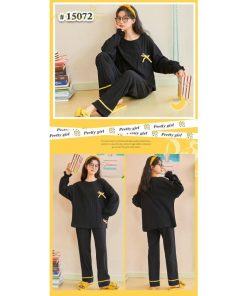 パジャマ　ルームウェア | ルームウェア パジャマ レディース 長袖 春秋 長袖 長ズボン 上下セット セットアップ 寝巻き 部屋着 ナイトウェア ズボン Tシャツ かわいい ボトムス 柔らかい