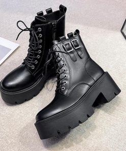 ショートブーツ | レースアップショートブーツストームブーツ