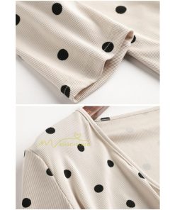 ｔシャツ・カットソー | トップス レディース 春夏 カットソー Tシャツ ドット 無地 Vネック カシュクール インナー 20代30代40代50代 カジュアル 母の日 着痩せ お出かけ エレガント