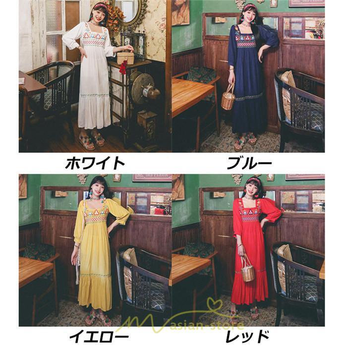 マキシ | 長袖ワンピース レディース 夏秋 コットン 10代 20代 30代 40代 50代 マキシワンピース ロングワンピース おしゃれ 着痩せ 大人可愛い 綺麗 かわいい